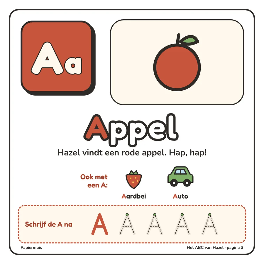 Letterpagina: A van Appel