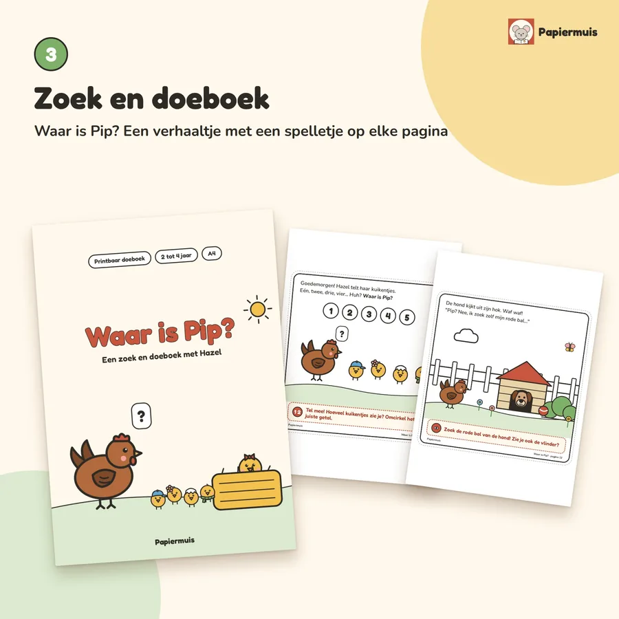 Zoek en doeboek Waar is Pip?