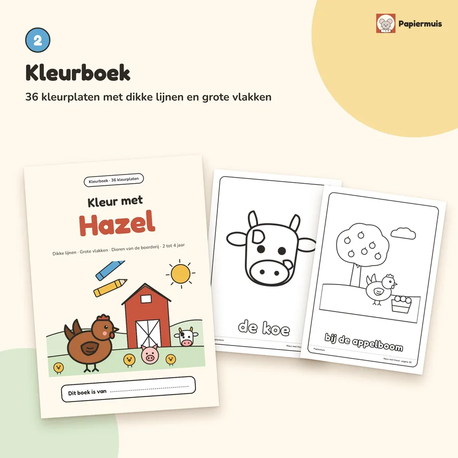 Kleurboek Kleur met Hazel