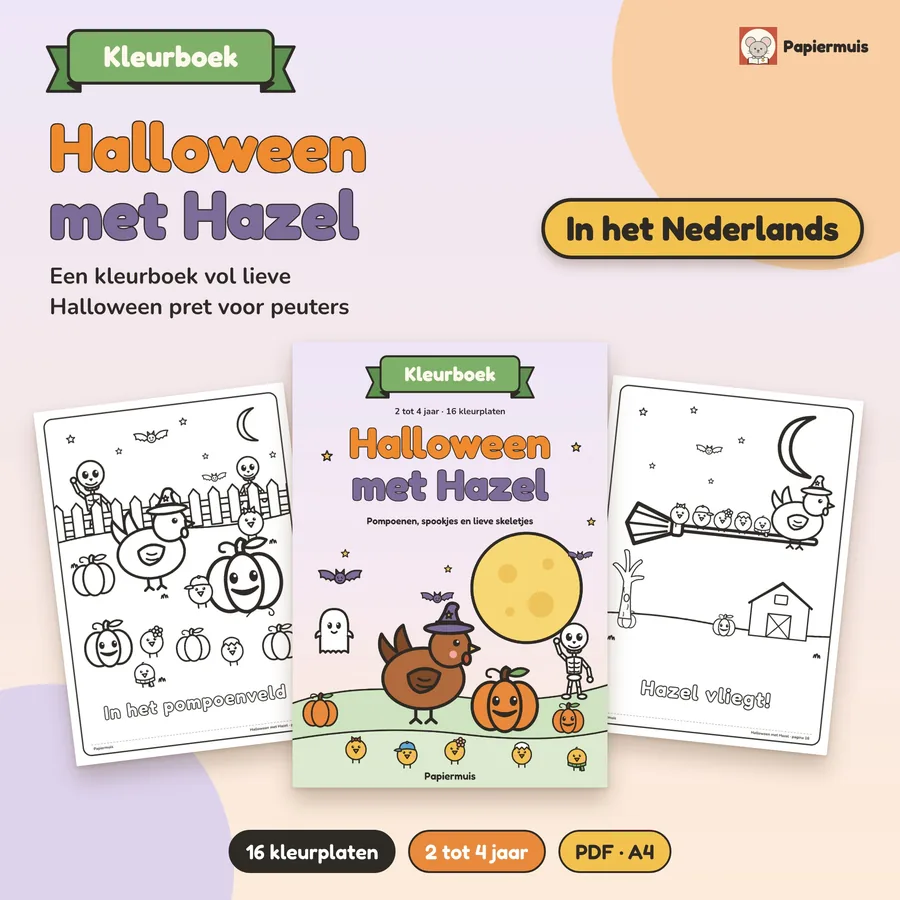 Voorpagina van Halloween met Hazel